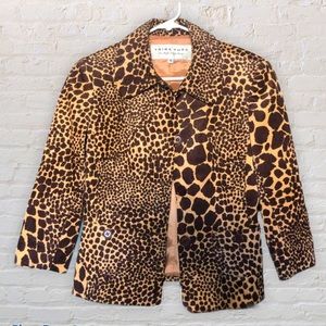 Trina Turk Giraffe Print Blazer